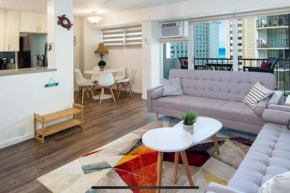 WELLCOME TO LOVELY CONDO 2 BEDS 2 BATHS FREE PARKING IN WAIKIKI BEACH